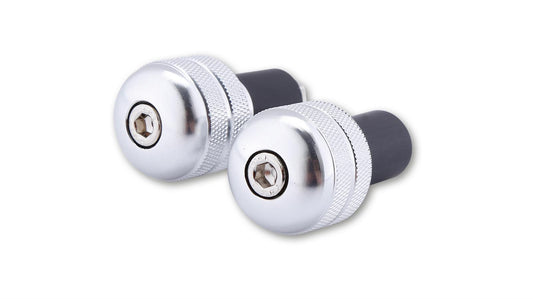 SHIN YO Lenkergewicht silber gerändelt für Stahllenker - Kama Bike Parts