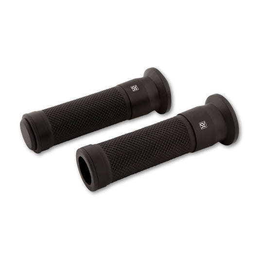 SHIN YO MARANO Lenkergriffe 7/8 Zoll (22,2 mm) 132 mm schwarz - Kama Bike Parts