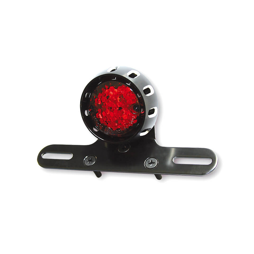 SHIN YO MILES LED Rücklicht schwarzes Gehäuse rotes Glas - Kama Bike Parts