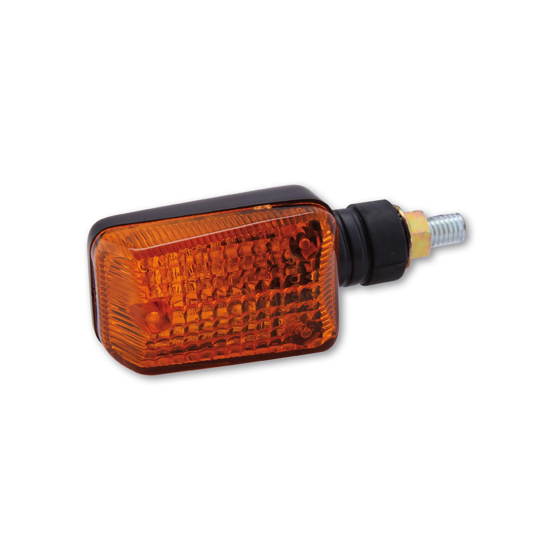 SHIN YO Mini-Blinker schwarz Glas gelb - Kama Bike Parts