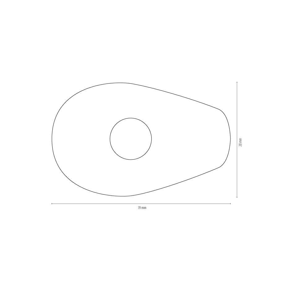 SHIN YO Montageplatten INDY SPACER für div. YAHMAHA Set - Kama Bike Parts
