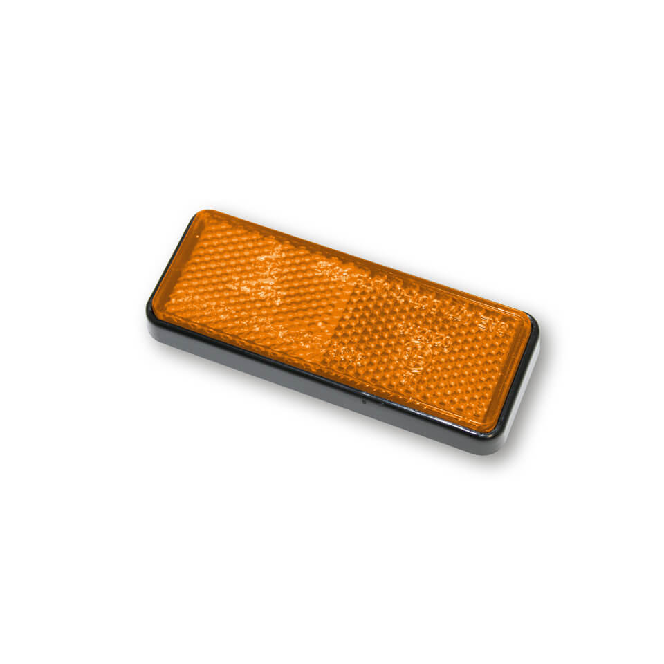 SHIN YO Reflektor gelb mit selbstklebender Folie - Kama Bike Parts