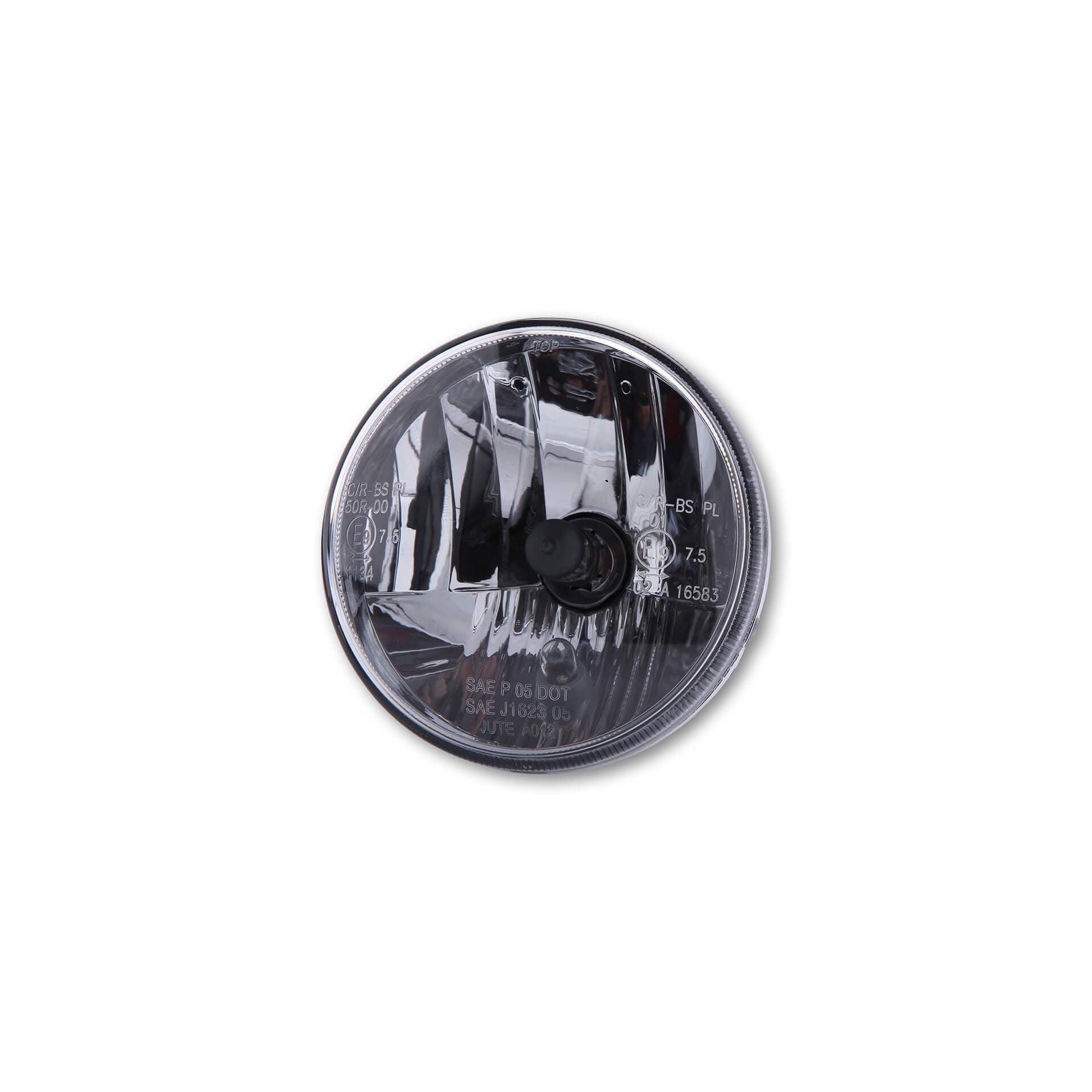 SHIN YO Scheinwerfereinsatz 120 mm mit Standlicht HS1 35/35W Klarglas E-gepr. - Kama Bike Parts