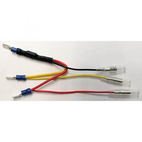 SHIN YO Widerstand mit Adapterkabel für LED-Rücklichter 6,3 mm Flachstecker - Kama Bike Parts