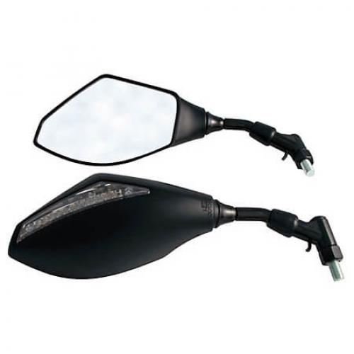 Spiegel mit LED Blinker - Kama Bike Parts
