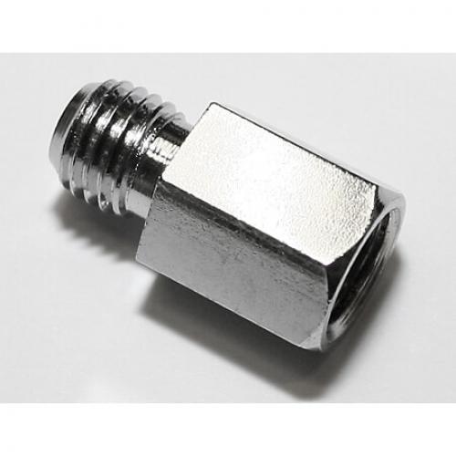 Spiegeladapter Loch M10 re. auf Bolzen M10 re. verchromt - Kama Bike Parts