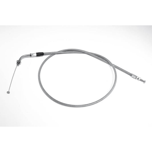 Stahlflex-Gaszug öffnend passend für Honda VT 750 C 2008-2009 150mm verlängert. - Kama Bike Parts