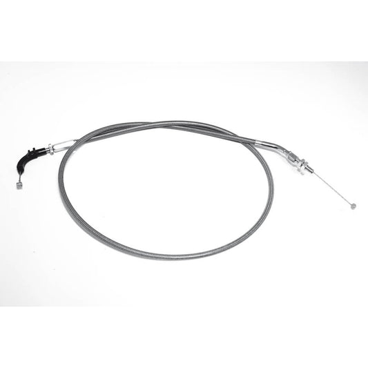 Stahlflex-Gaszug öffnend passend für Suzuki VZ1800 (M109R) 2006-2009 150mm verlängert. - Kama Bike Parts