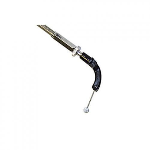 Stahlflex-Gaszug öffnend passend für Suzuki VZ1800 (M109R) 2006-2009 150mm verlängert. - Kama Bike Parts