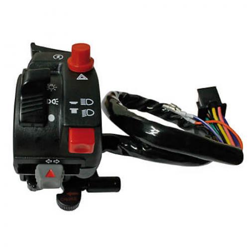 Uni-Lenkerschalter passend für Honda mit Chokehebel für ATV + MRD links - Kama Bike Parts
