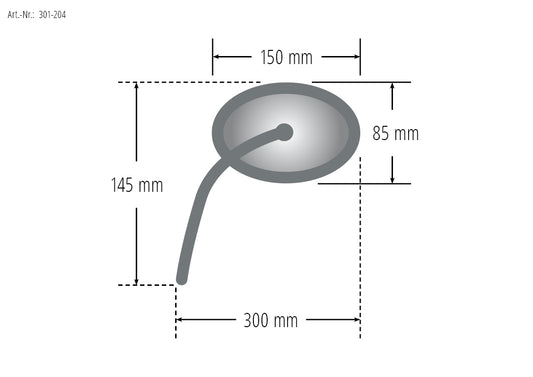Spiegel passend für Honda CBR 600 - Kama Bike Parts