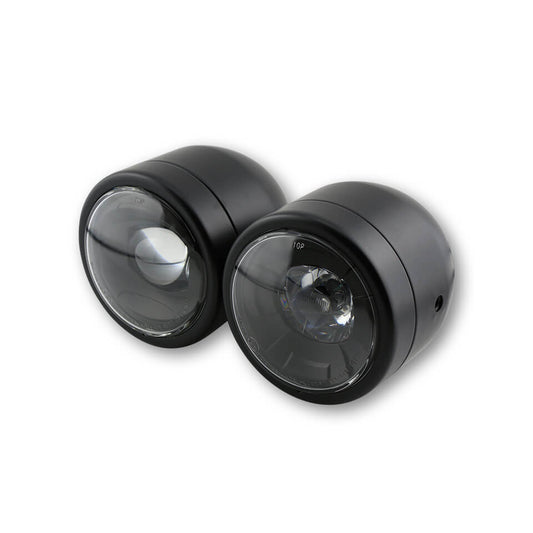 SHIN YO LED Hauptscheinwerfer TWIN seitliche Befestigung - Kama Bike Parts