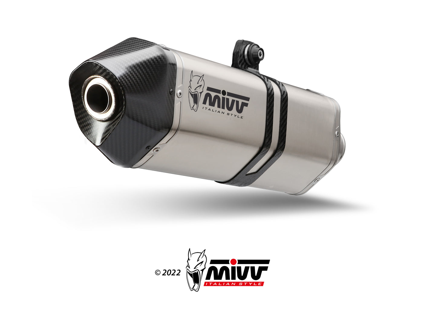 MIVV Speed Edge Auspuff Edelstahl passend für HUSQVARNA NORDEN 901 2022-2026