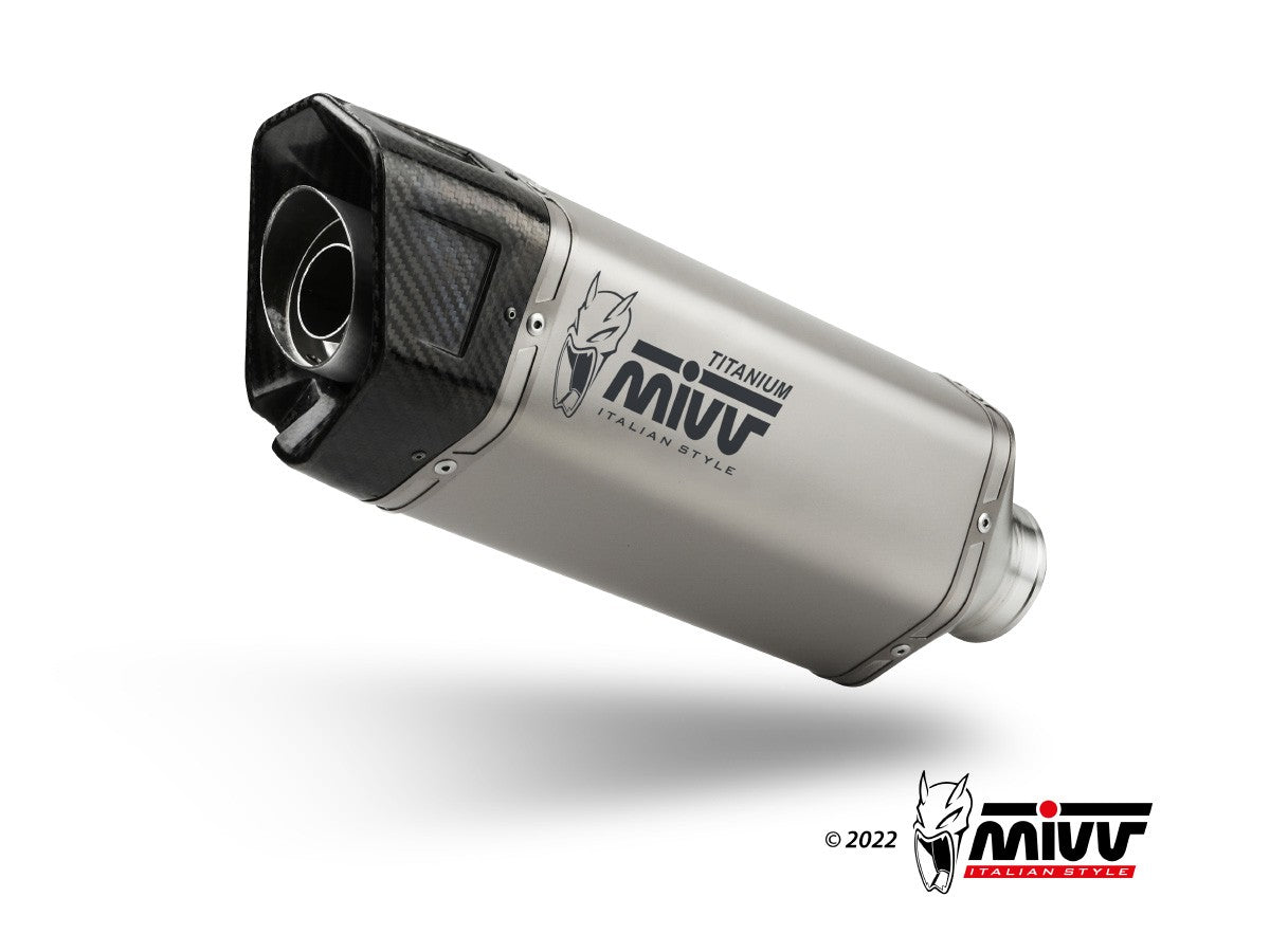MIVV SR-1 Auspuff Titan passend für BMW R 1250 R / RS 2021-2024