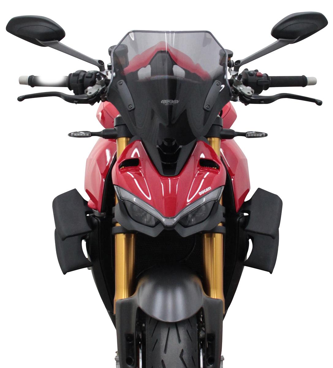 MRA Racingscheibe NRN rauchgrau passend für Ducati STREETFIGHTER V4/S 2020-2024
