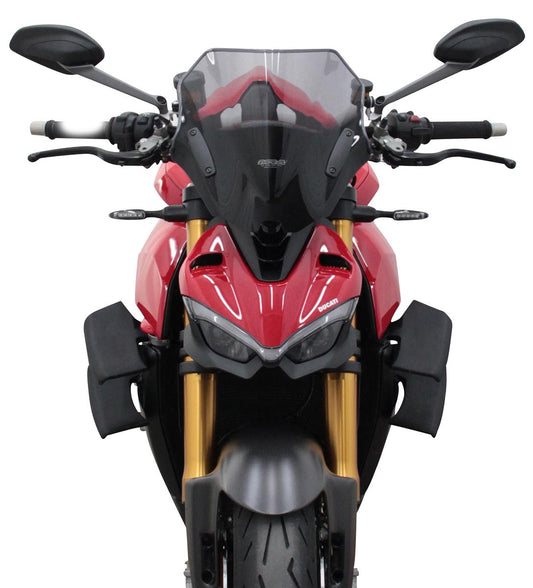MRA Racingscheibe NRN rauchgrau passend für Ducati STREETFIGHTER V4/S 2020-2024
