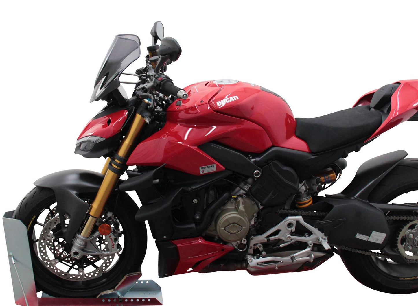 MRA Racingscheibe NRN rauchgrau passend für Ducati STREETFIGHTER V4/S 2020-2024