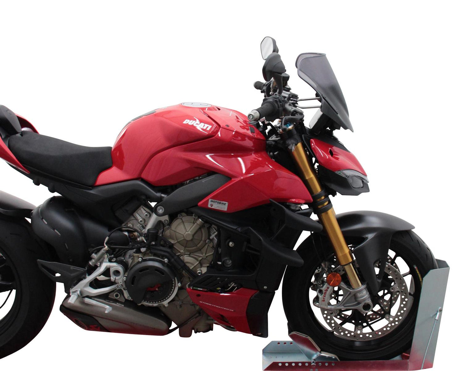 MRA Racingscheibe NRN rauchgrau passend für Ducati STREETFIGHTER V4/S 2020-2024