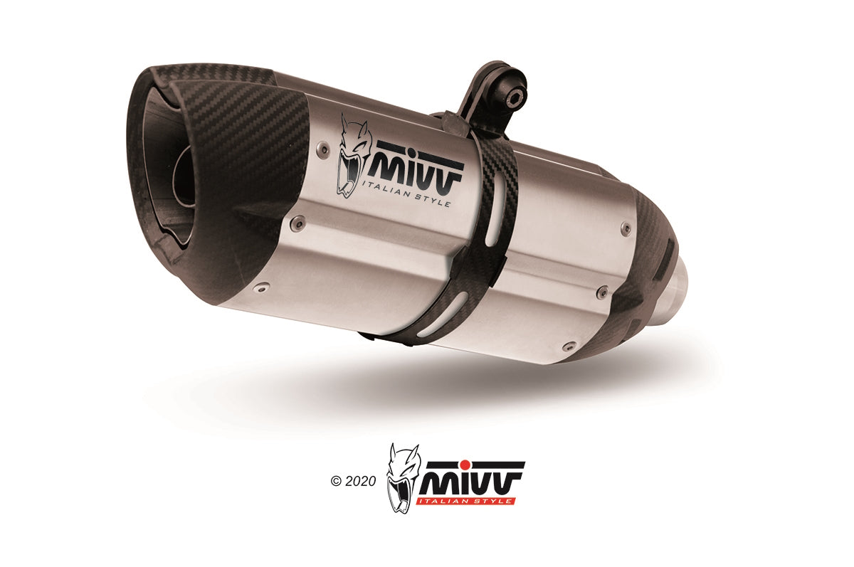MIVV Suono Auspuff Edelstahl passend für Yamaha FZ1 / FZ1 Fazer 2006-2016