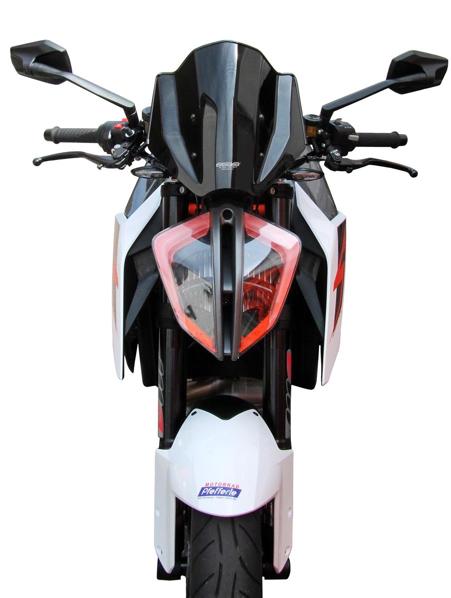 MRA Sportscheibe "NSPM" schwarz passend für KTM 1290 SUPER DUKE R 2017-2019