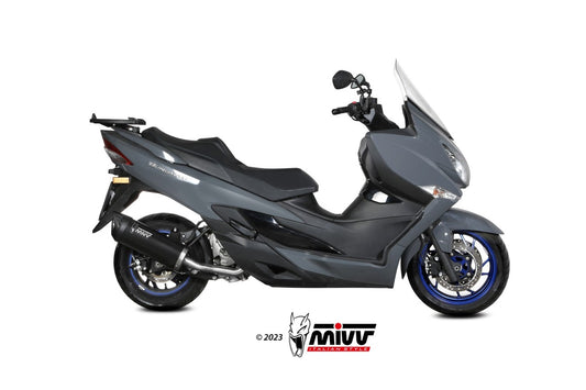 MIVV MOVER Auspuff schwarz passend für SUZUKI BURGMAN 400 2022-2024