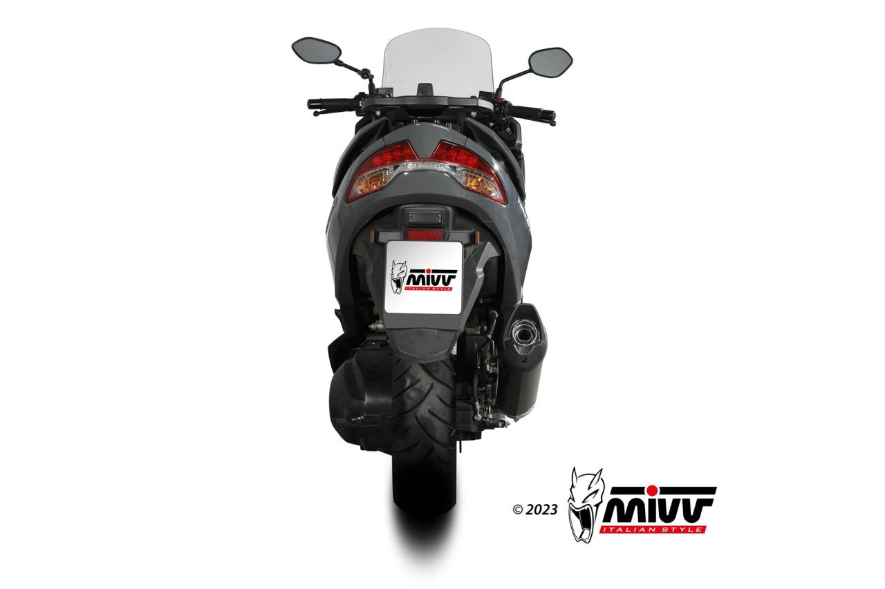 MIVV MOVER Auspuff schwarz passend für SUZUKI BURGMAN 400 2022-2024