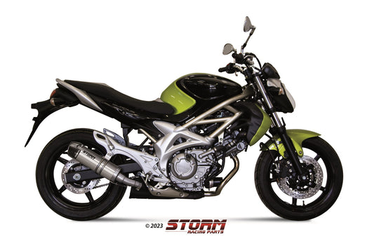 STORM GP-C Auspuff Edelstahl passend für SUZUKI GLADIUS 2009-2015
