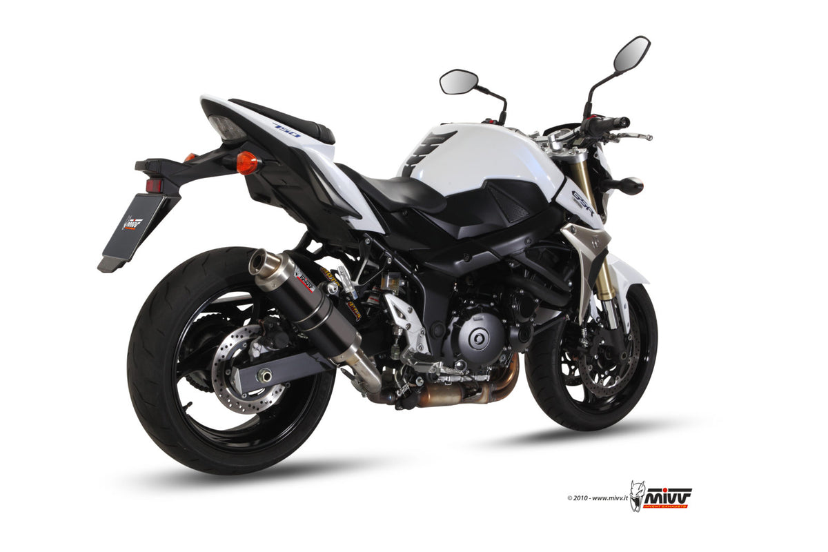 MIVV GP Auspuff schwarz passend für Suzuki GSR 750 2011-2016