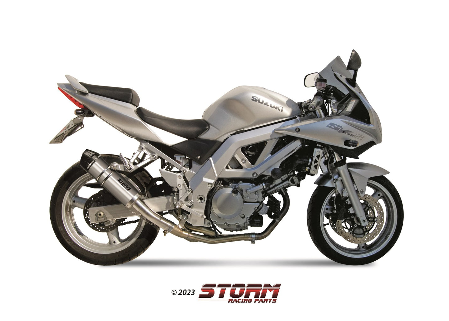 STORM GP-C Auspuff Edelstahl passend für SUZUKI SV 650 2003-2003