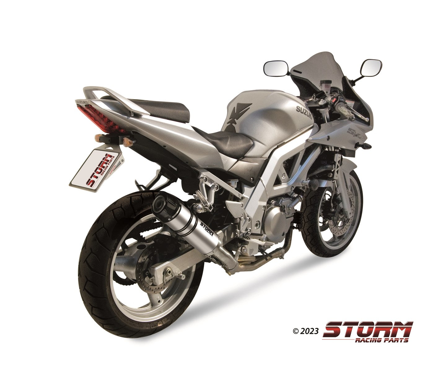 STORM GP-C Auspuff Edelstahl passend für SUZUKI SV 650 2003-2003