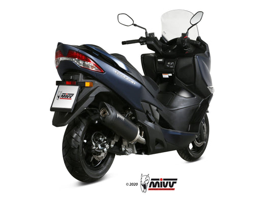 MIVV MOVER Auspuff schwarz passend für SUZUKI BURGMAN 400 2022-2024