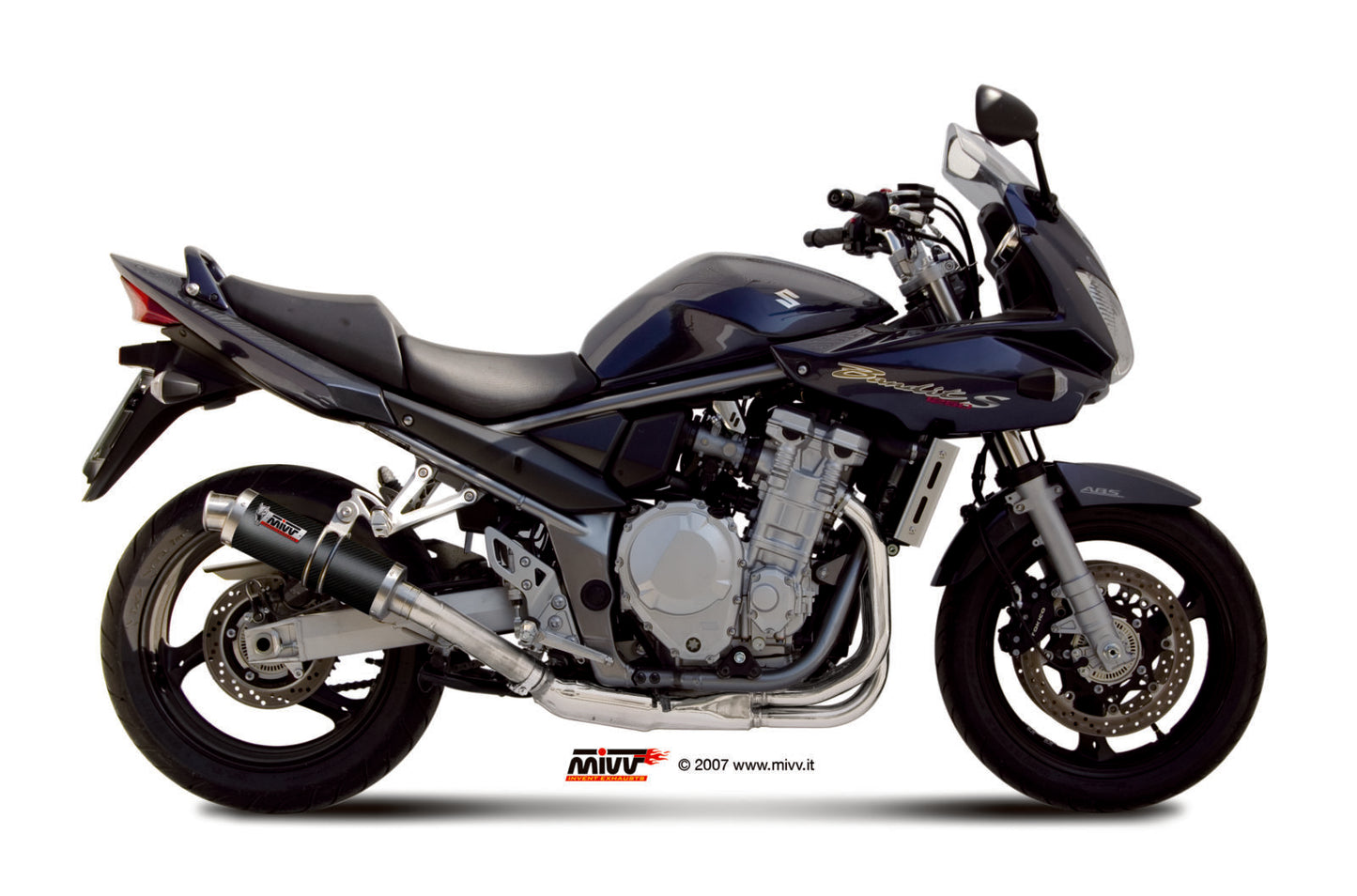 MIVV GP Auspuff Carbon passend für Suzuki GSF 1250 Bandit 2007-2014