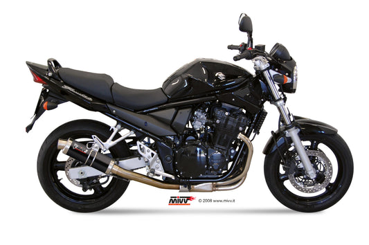 MIVV GP Auspuff schwarz passend für Suzuki GSF 650 Bandit 2005-2006