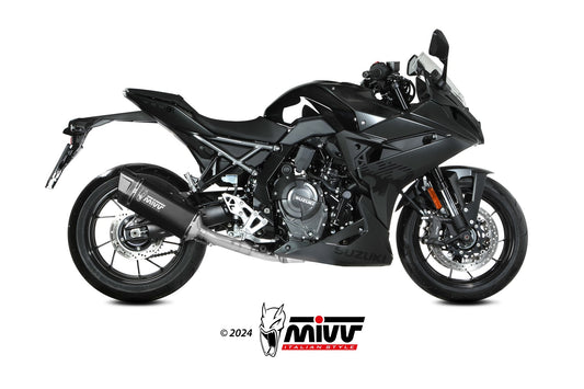 MIVV SR-1 Auspuff Komplettanlage schwarz passend für SUZUKI GSX-8R 2024-2024