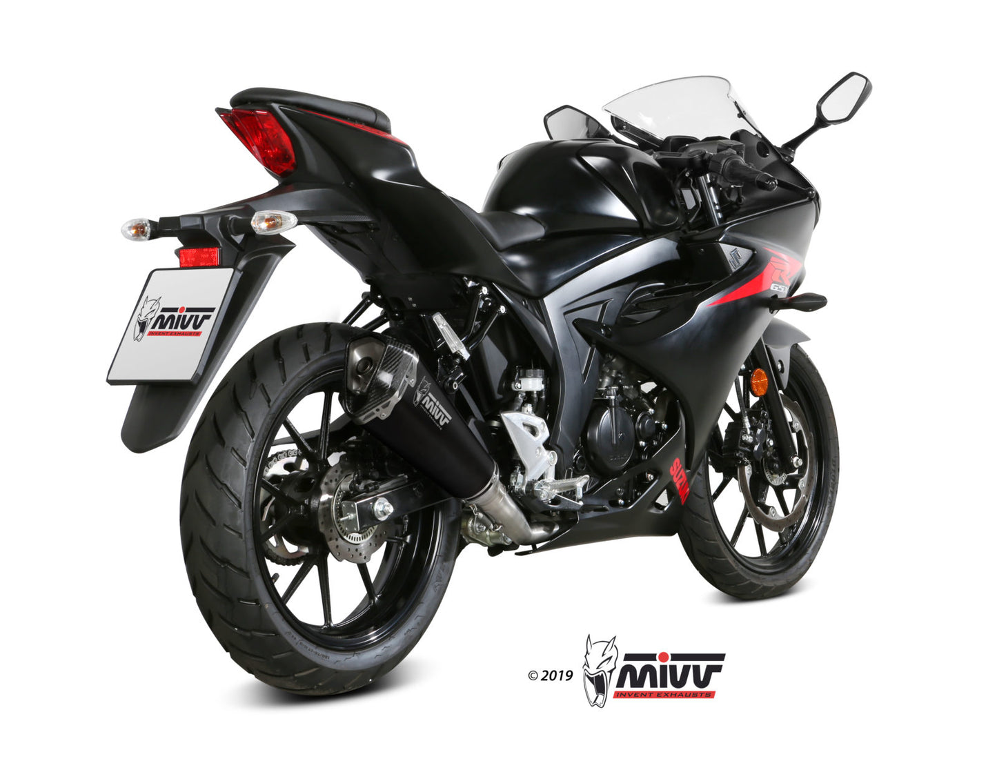 MIVV Delta Race Auspuff Komplettanlage passend für SUZUKI GSX-R 125 2017-2020