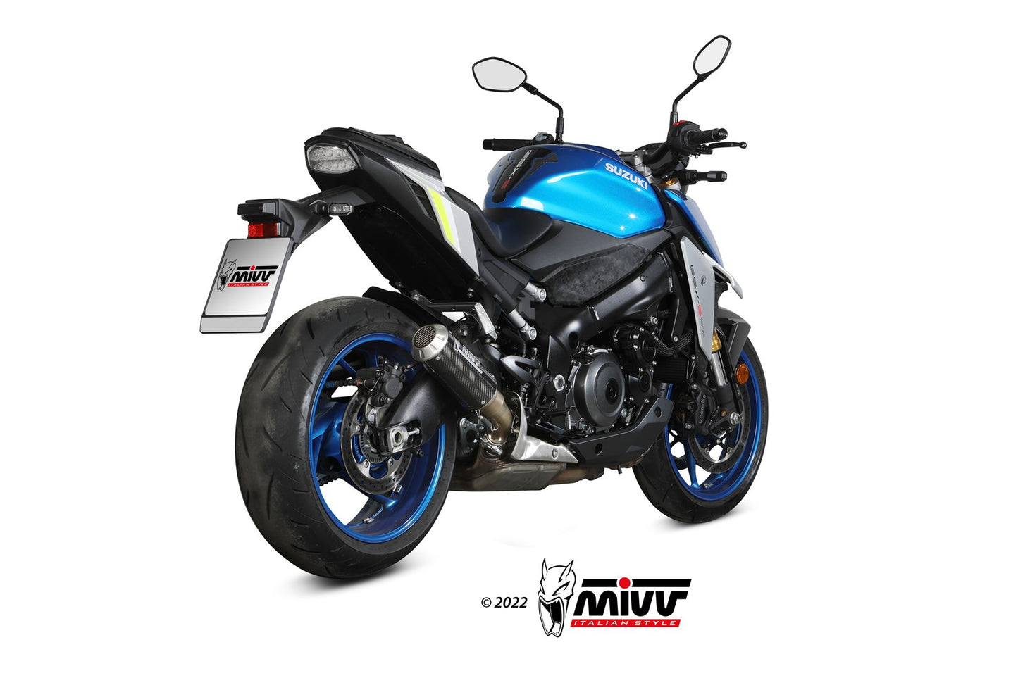 MIVV MK3 Auspuff Carbon passend für SUZUKI GSX-S 1000 2021-2026