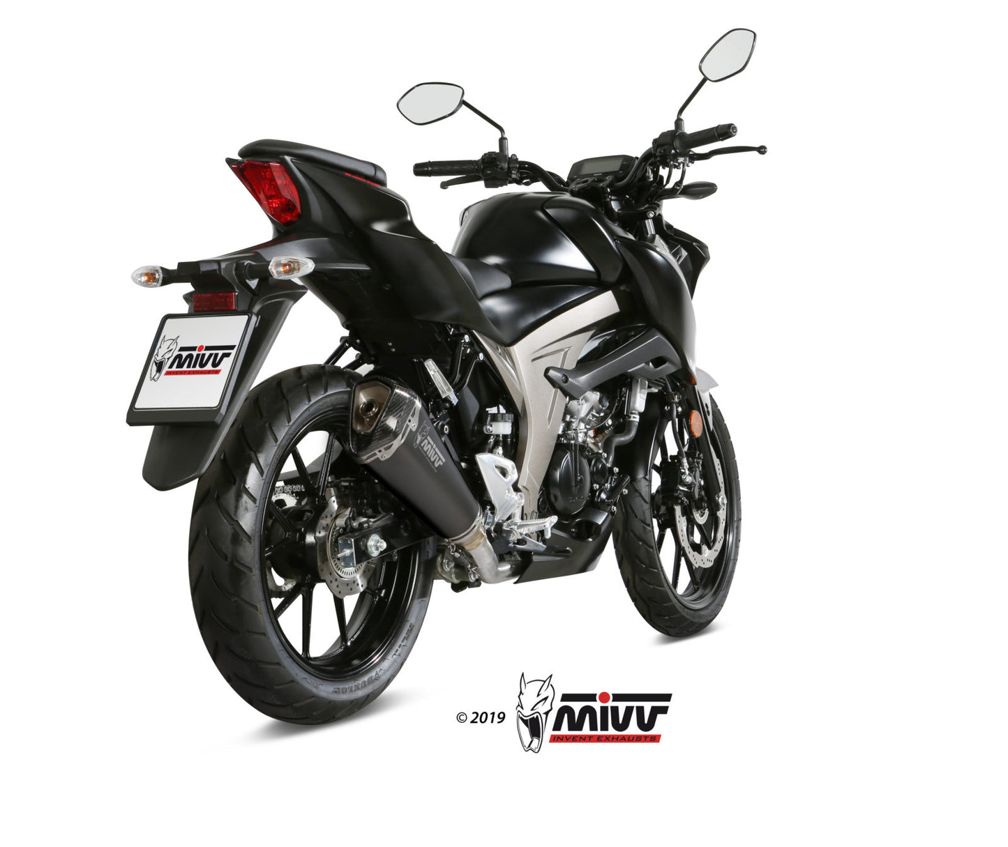 MIVV Delta Race Auspuff Komplettanlage passend für SUZUKI GSX-S 125 2017-2020