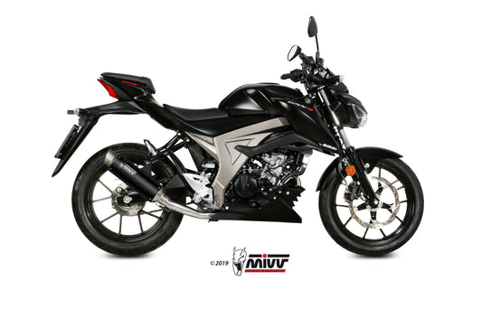 MIVV GPpro Auspuff schwarz passend für SUZUKI GSX-S 125 2017-2020