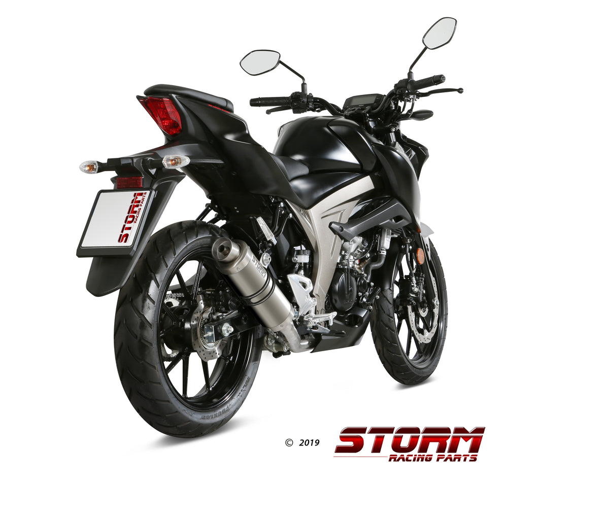 STORM GP Auspuff passend für SUZUKI GSX-S 125 2017-2020