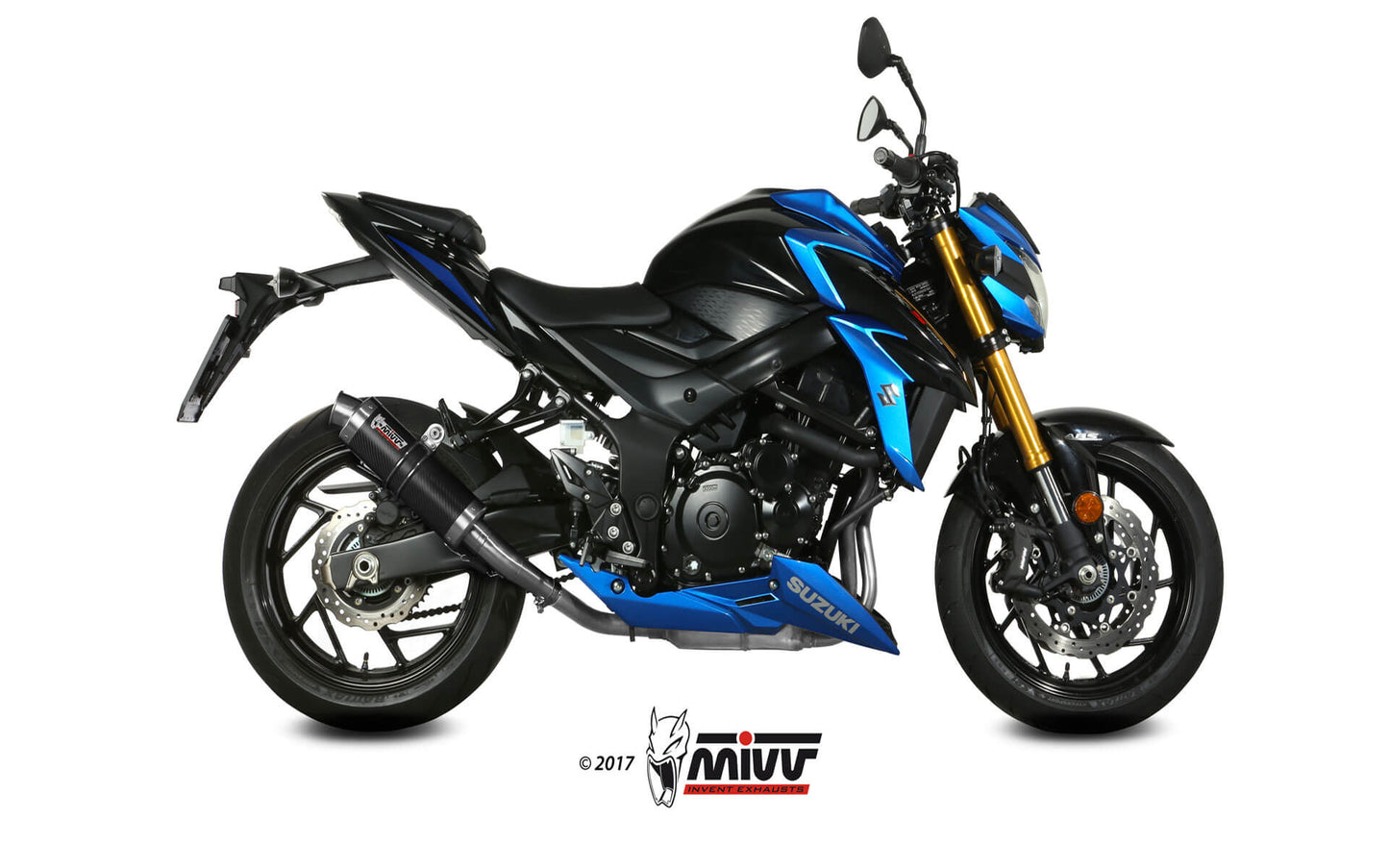 MIVV GP Auspuff Carbon passend für Suzuki GSX-S 750 2017-2020