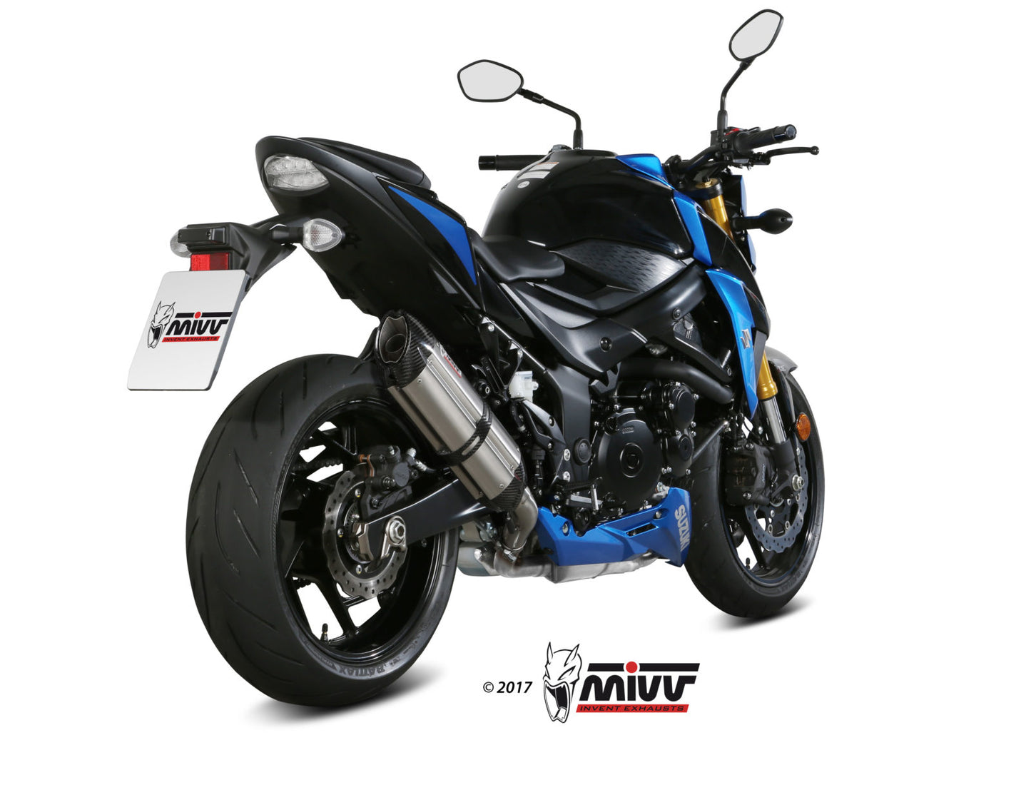 MIVV Suono Auspuff Edelstahl passend für Suzuki GSX-S 750 2017-2020