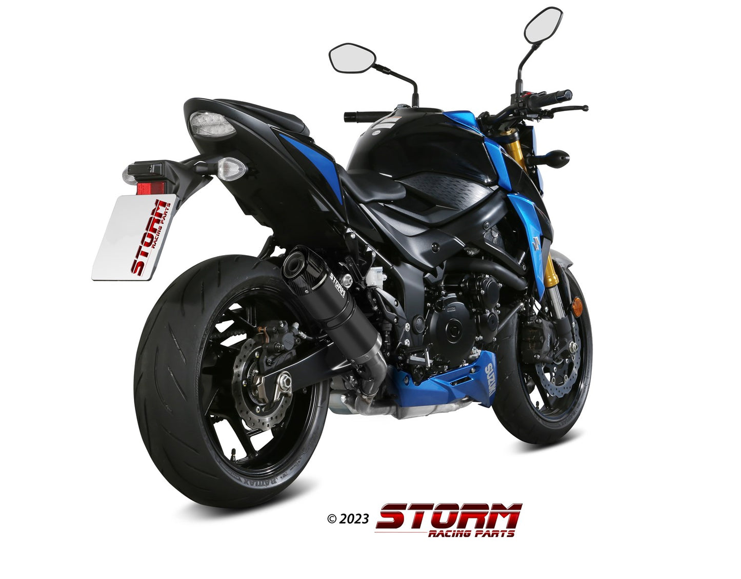 STORM GP-C Auspuff Edelstahl passend für SUZUKI GSX-S 750 2017-2020