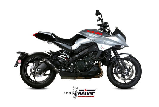 MIVV MK3 Auspuff schwarz passend für SUZUKI GSX-S 1000 KATANA 2019-2024