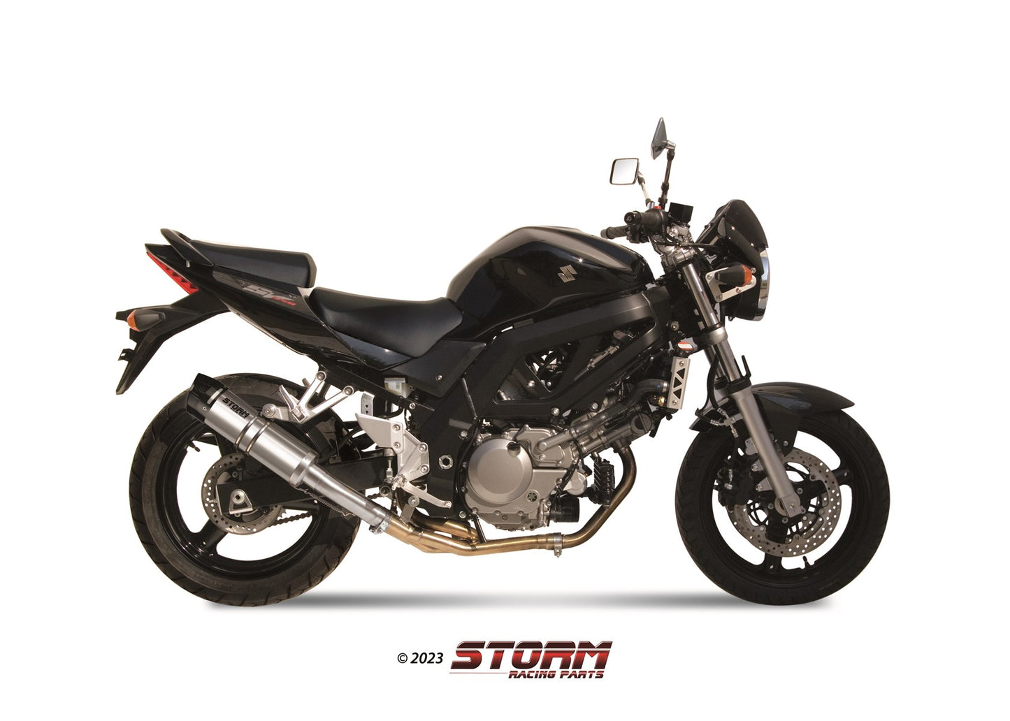 STORM GP-C Auspuff Edelstahl passend für SUZUKI SV 650 2004-2015