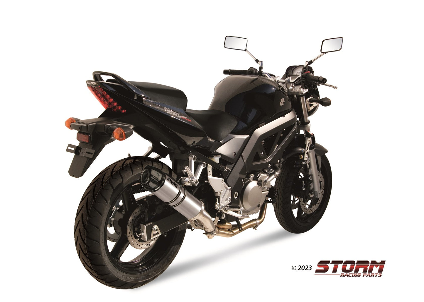 STORM GP-C Auspuff Edelstahl passend für SUZUKI SV 650 2004-2015