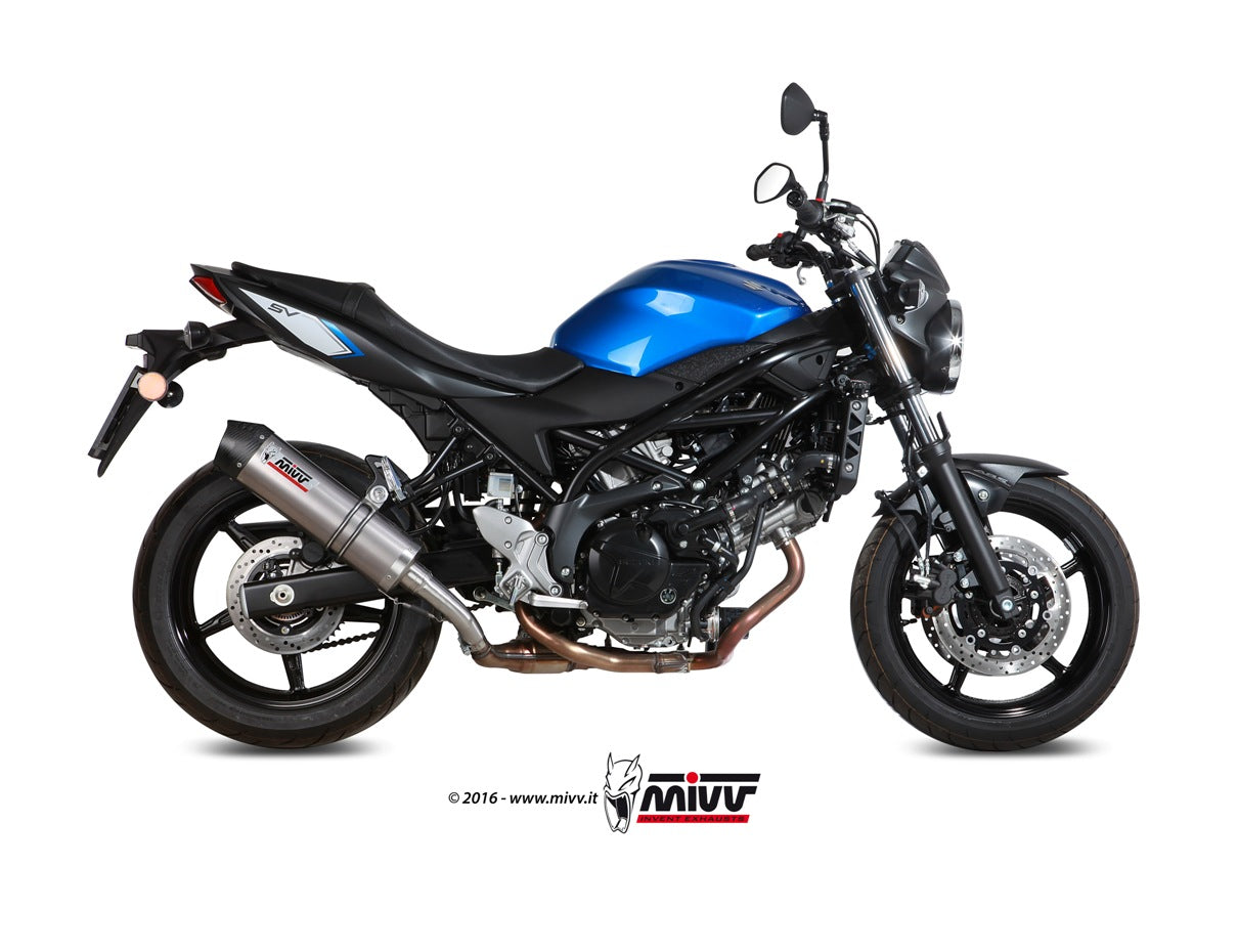 MIVV Oval Auspuff Titan passend für Suzuki SV 650 2016-2024