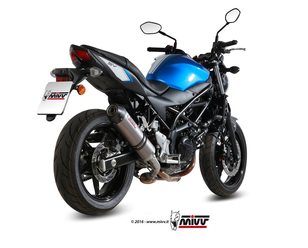 MIVV Oval Auspuff Titan passend für Suzuki SV 650 2016-2024
