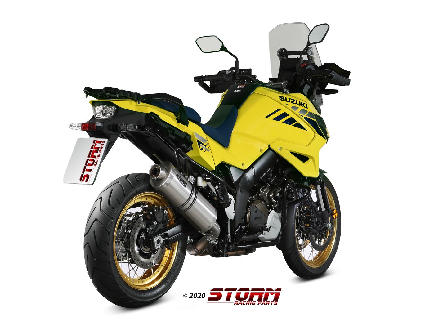 STORM OVAL Auspuff passend für SUZUKI V-STROM 1050 2020-2025