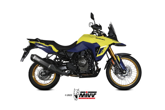 MIVV Speed Edge Auspuff schwarz passend für SUZUKI V-STROM 800 DE 2023-2026
