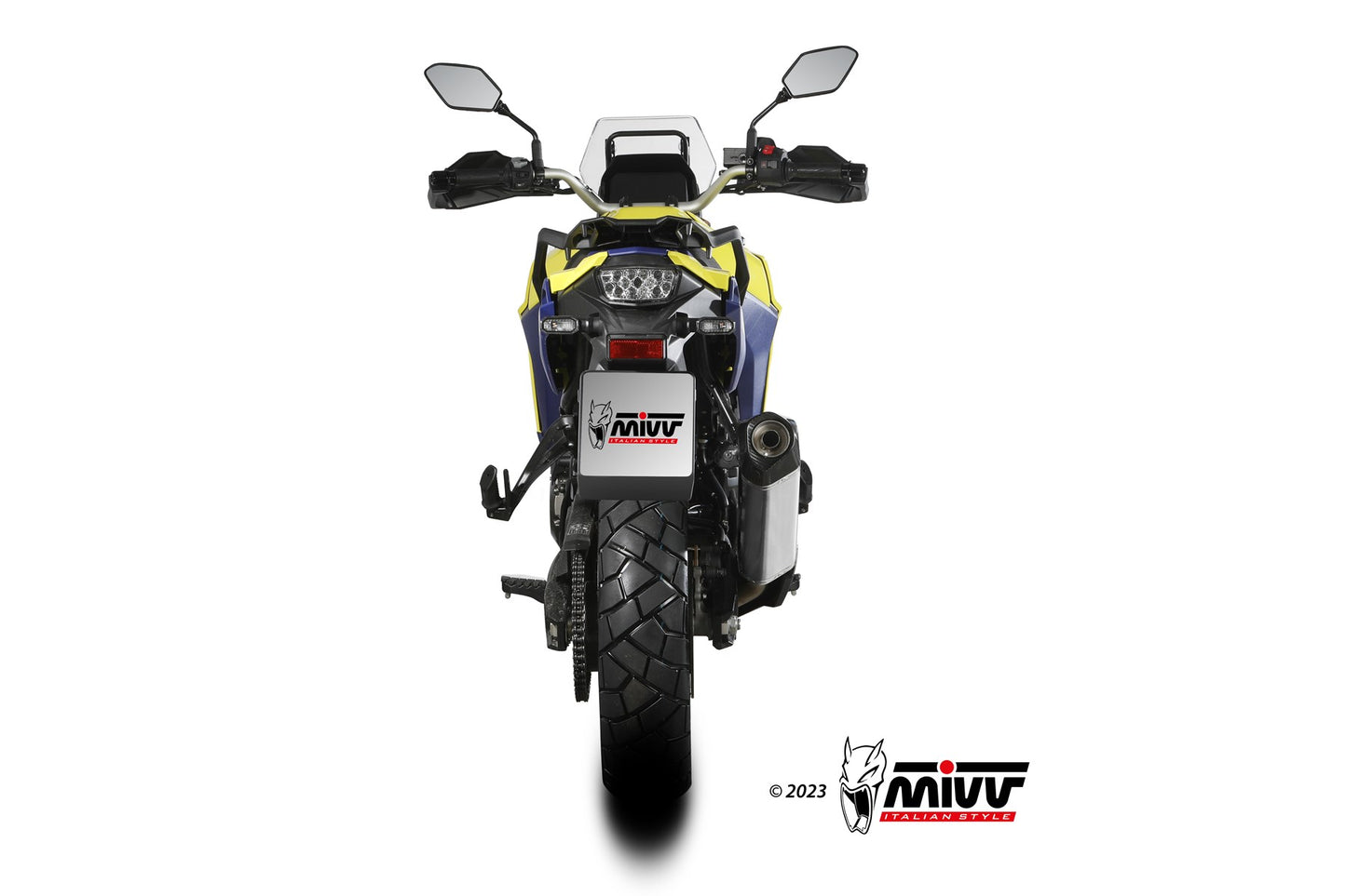 MIVV Speed Edge Auspuff Edelstahl passend für SUZUKI V-STROM 800 DE 2023-2026